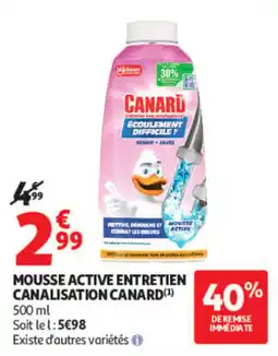 Auchan CANARD MOUSSE ACTIVE offre