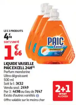 Auchan PAIC LIQUIDE VAISSELLE offre