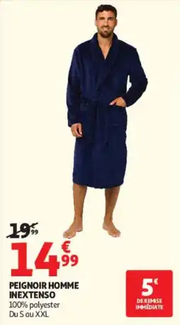 Auchan INEXTENSO PEIGNOIR HOMME offre