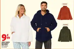 Auchan INEXTENSO SWEAT SHERPA NUIT ADULTE offre