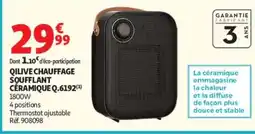 Auchan QILIVE CHAUFFAGE SOUFFLANT CÉRAMIQUE offre
