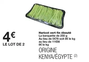 Haricot vert fin ébou