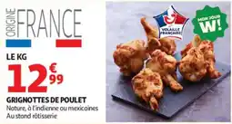 Auchan Grignottes de poulet offre