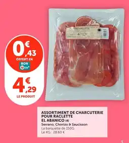 Utile EL ABANICO Assortiment de charcuterie pour raclette offre