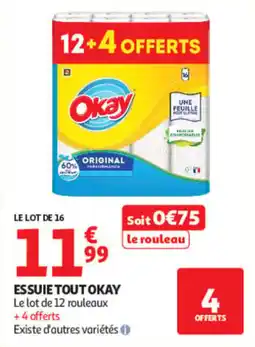 Auchan Okay Essuie tout offre