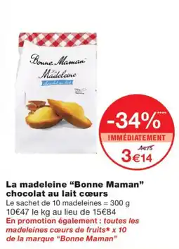 Monop' Bonne Maman La Madeleine offre