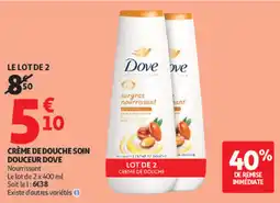 Auchan Dove Crème de douche soin offre