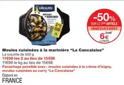 Monop' La Cancalaise Moules de Bouchot offre