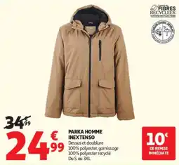 Auchan INEXTENSO PARKA HOMME offre
