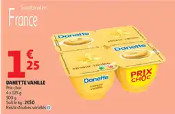 Auchan Danette Vanille offre