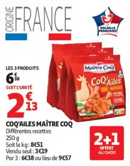 Auchan Maître CoQ Coq'Ailes offre