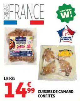Auchan Montfort Cuisse de canard confites offre