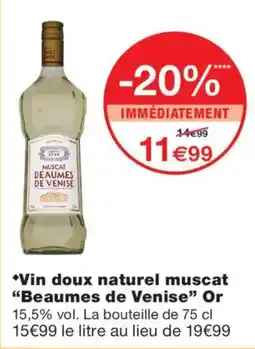 Monop' Beaumes de Venise Muscat offre