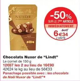 Monop' Lindt Chocolats Nuxor offre