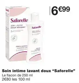 Monop' Saforelle Soin intime lavant doux offre