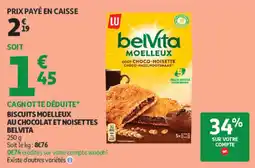 Auchan BelVita Biscuits moelleux offre