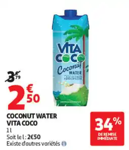 Auchan VITA COCO COCONUT WATER offre