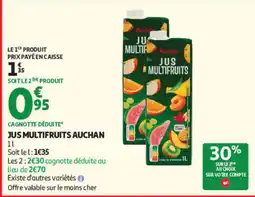 Auchan Auchan Jus Multifruits offre
