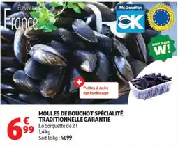 Auchan Mr.Goodfish MOULES DE BOUCHOT offre