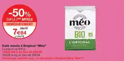 Monop' méo Café moulu L'Original offre