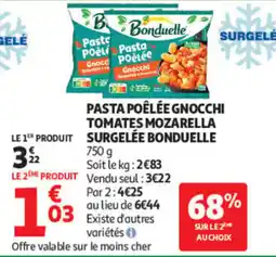 Auchan Bonduelle Pasta Poêlée Gnocchi offre