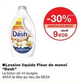 Monop' Dash Lessive liquide Fleur de monoï offre