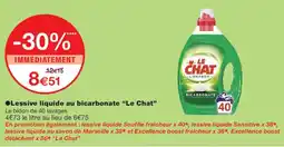Monop' Le Chat Lessive liquide au bicarbonate offre