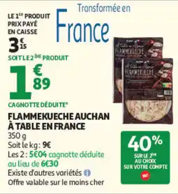 Auchan FLAMMEKUECHE AUCHAN offre