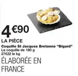 Monop' Coquille St Jacques Bretonne Bigard offre
