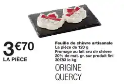 Monop' Feuille de chèvre artisanale offre