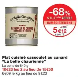 Monop' La belle chaurienne Cassoulet au canard offre