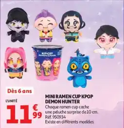 Auchan KPOP MINI RAMEN CUP DEMON HUNTER offre