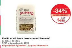 Monop' Rummo Fusilli n° 48 offre