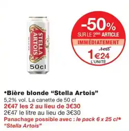 Monop' Stella Artois offre
