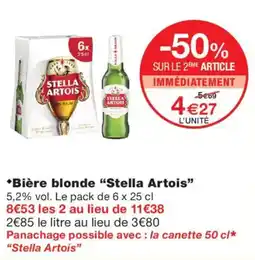 Monop' Stella Artois offre