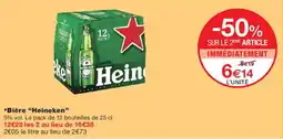 Monop' Heineken Bière offre