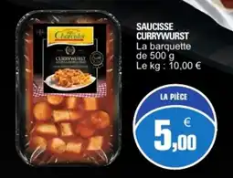 E.Leclerc Charcutor SAUCISSE CURRYWURST offre