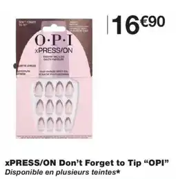 Monop' O·P·I xPRESS/ON offre