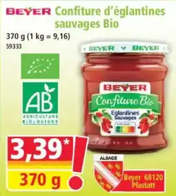 Norma Beyer Confiture d'églantines sauvages Bio offre