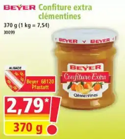 Norma Beyer Confiture extra clémentines offre