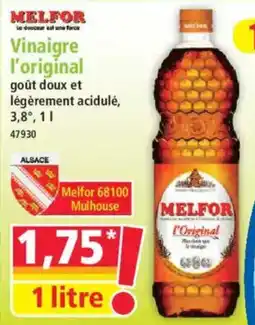 Norma Melfor Vinaigre l'original offre