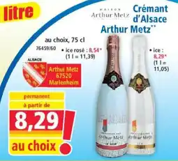Norma Arthur Metz Crémant d'Alsace offre