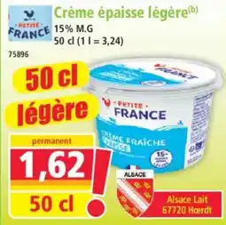 Norma Petite France Crème épaisse légère offre