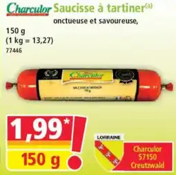 Norma Charcoulor Saucisse à tartiner offre