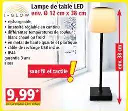 Norma I-GLOW Lampe de table LED offre