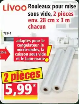 Norma Livoo Rouleaux pour mise sous vide offre