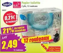 Norma Valenty Papier toilette offre
