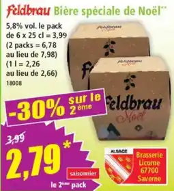 Norma Feldbrau Bière spéciale de Noël offre