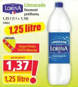 Norma LORINA Limonade offre