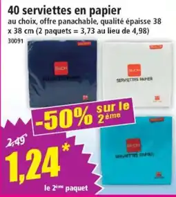 Norma BLICK serviettes papier offre